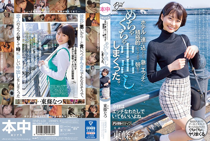 HMN-450-RM [Reducing Mosaic] When I Asked The Cafe Clerk, Who I Always Thought Was Cute, Out On A Date, He Smiled And Said OK, Even Though He Had A Troubled Expression On His Face. I Came And Had A Messy Vaginal Cum Shot Until Morning. Natsu Tojo